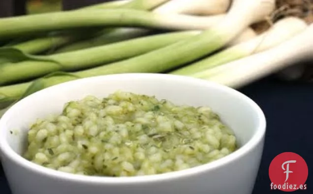 Risotto de Ajo Verde