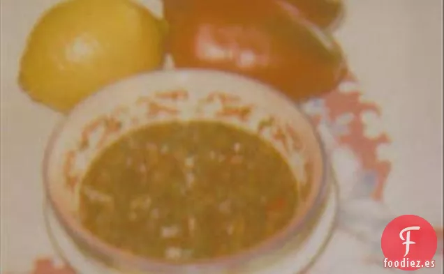 Salsa de Chile de Cilantro Tailandés/Pata de Krapong Pla