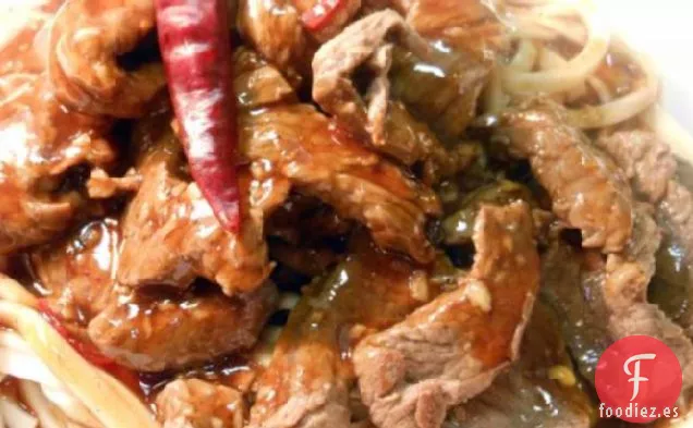 Carne De Res Con Salsa De Ciruela De Chile