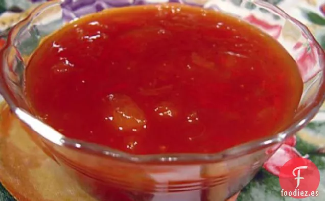Salsa Agridulce (Para Mojar Rollos de Huevo y Más)