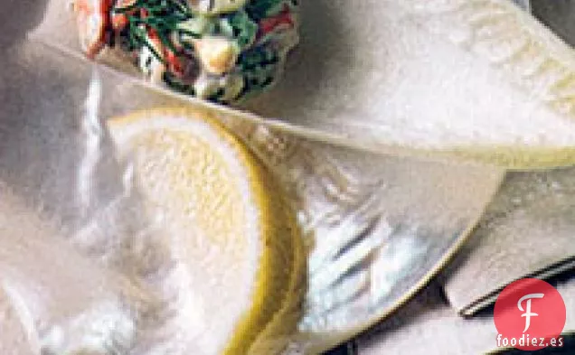 Ensalada De Langosta Con Lanzas De Escarola