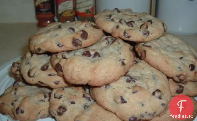 Galletas de Chocolate Grandes y Masticables