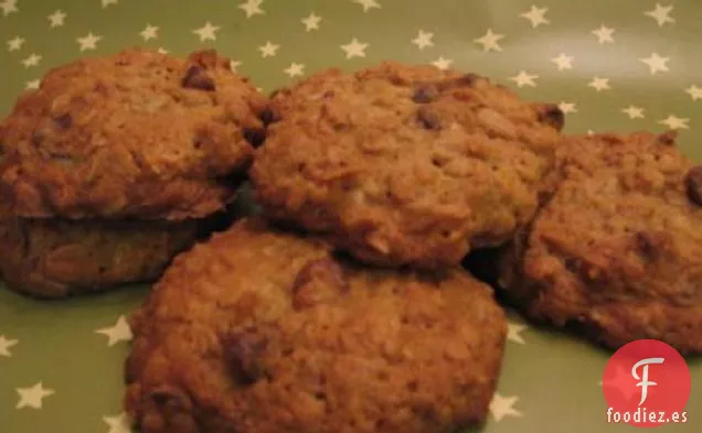 Galletas de Avena con Chispas de Chocolate y Naranja