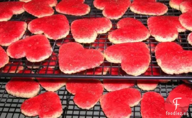 Galletas con Recortes de Crema Agria
