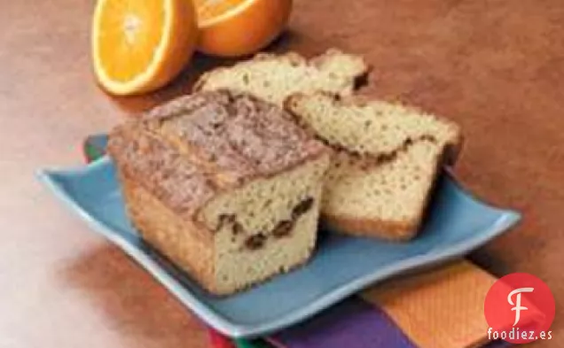 Pan de Remolino de Canela y Naranja