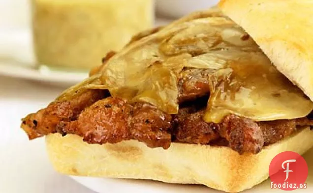 Sándwich de Panceta de Cerdo y Escarola Estofada