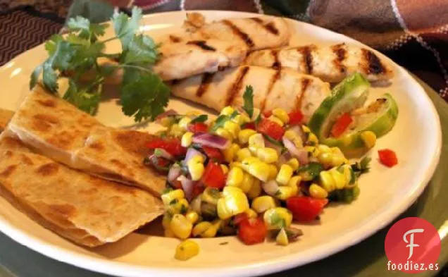 Pollo Margarita Con Salsa De Maíz Fresco