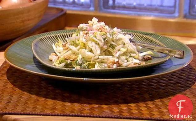 Ensalada de Hinojo y Escarola con Vinagreta de Rosas