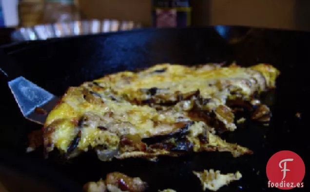 Frittata de Champiñones al Curry