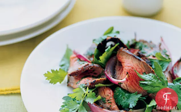 Ensalada de Solomillo con Cilantro