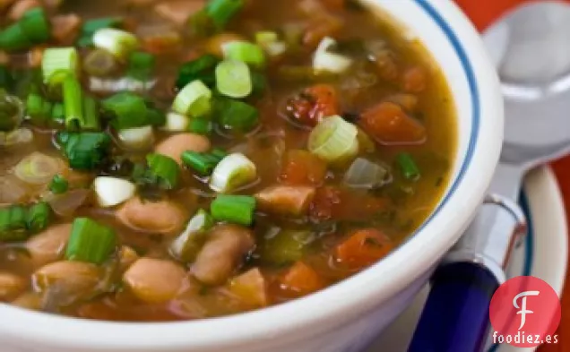 Sopa de Frijoles Pintos de Pappasito