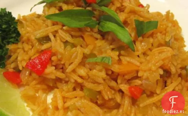 Arroz Amarillo Con Achiote