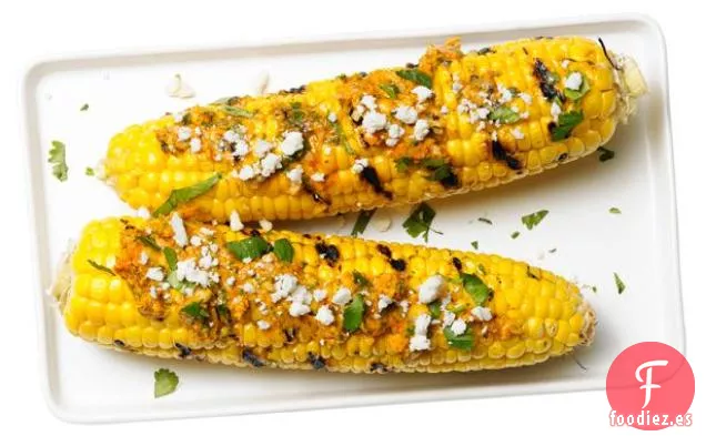 Maíz Con Mantequilla De Chile Y Lima