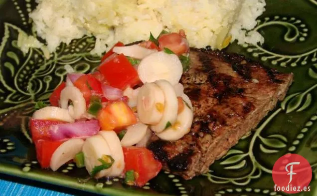 Champiñones de Yogur con Chile