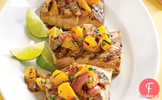 Salsa de Melocotón y Habanero a la Parrilla