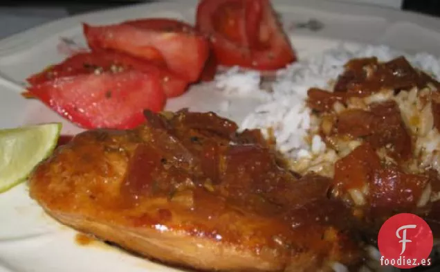 Muslos de Pollo Con Ajo y Lima