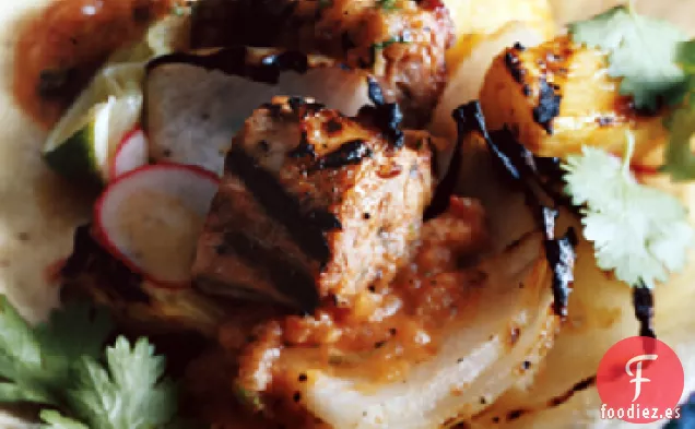 Kebabs de Cerdo al Pastor