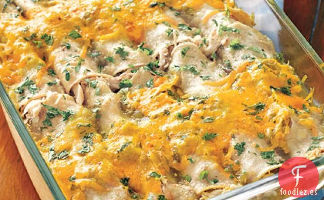 Enchiladas de Pollo, Chile y Queso