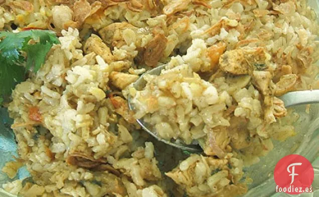 Biryani de Pollo Casi con Núcleo