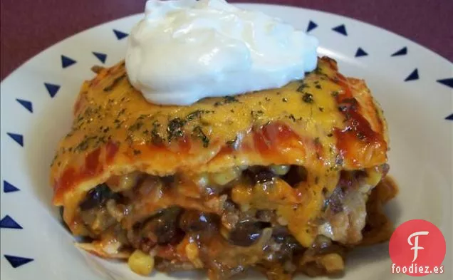 Cazuela de Burrito En Capas Fornido