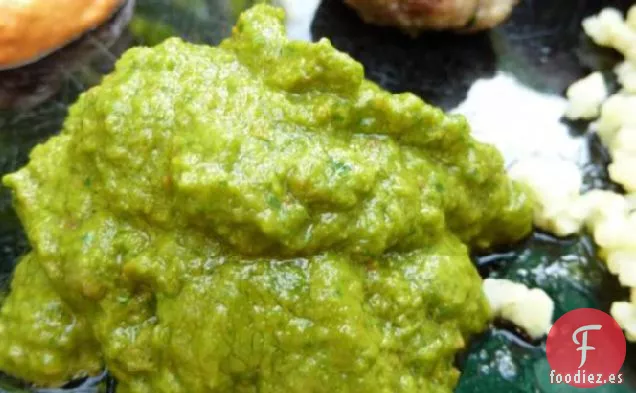 Salsa Chilena de Pebre-Cilantro