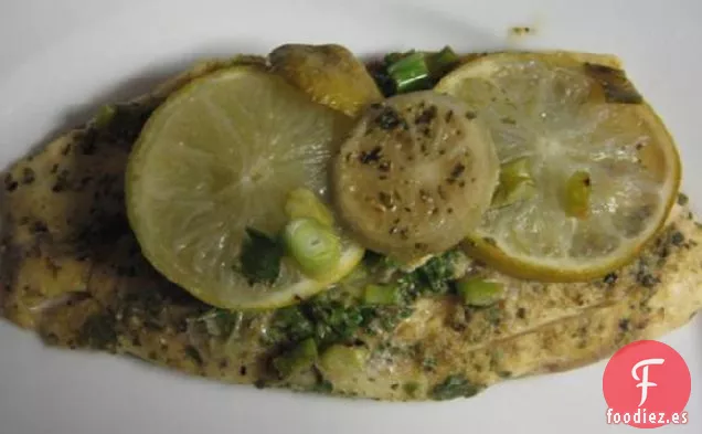 Pescado con Cilantro y Lima