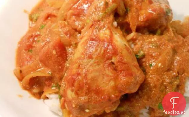 Pollo Estofado Fácil con Especias Indias
