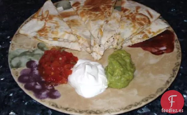 Quesadillas de Pollo a la Parrilla