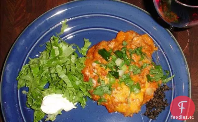 Quesadillas De Carne Con Salsa De Melocotón Caliente