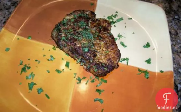 Chuletas de Cerdo Espolvoreadas Con Chile