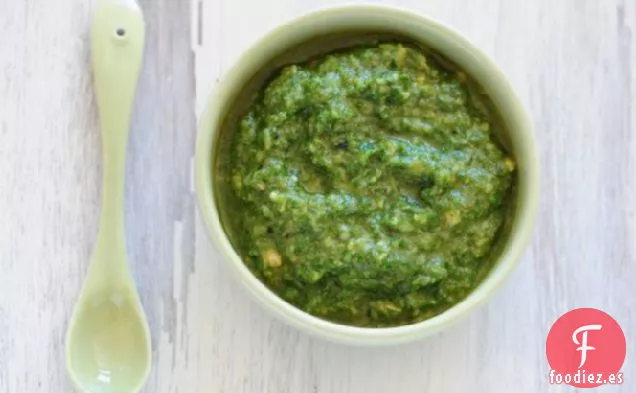 Pesto Picante de Almendras con Cilantro y Marcona