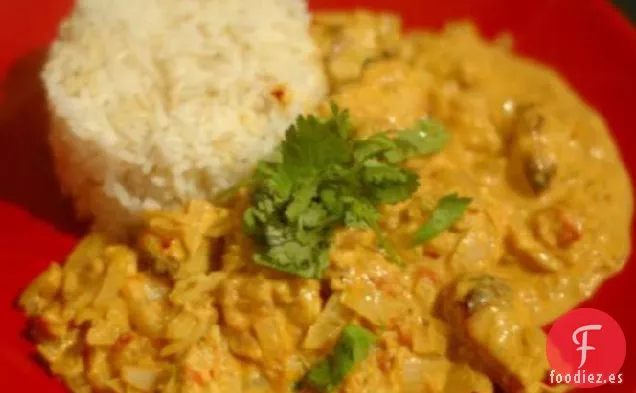 Pollo Tikka Masala Estilo Restaurante