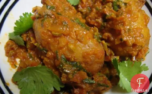 Dum Aloo (Patatas Fritas en Salsa Picante )