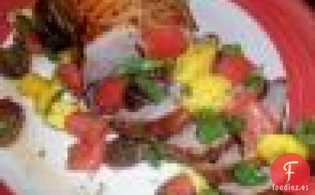 Ensalada de Sandía y Queso de Cabra