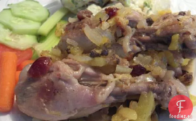 Patas de Pollo con Piña