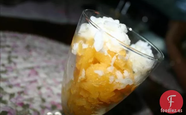 Helado de Naranja y Crema