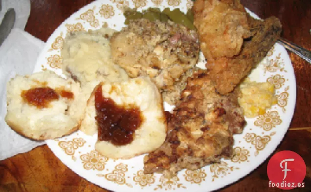 Pollo Al Horno Melocotón