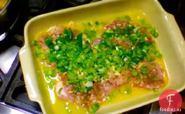 Muslos de Pollo Asados con Comino y Lima de Naranja Picante