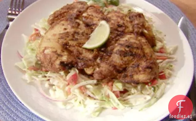 Gallinas de Cornualles al Curry a la Parrilla