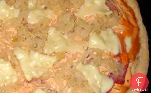 Pizza de Reuben