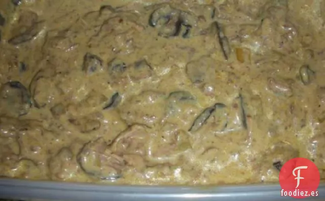 Stroganoff de Ternera de Cocción Lenta