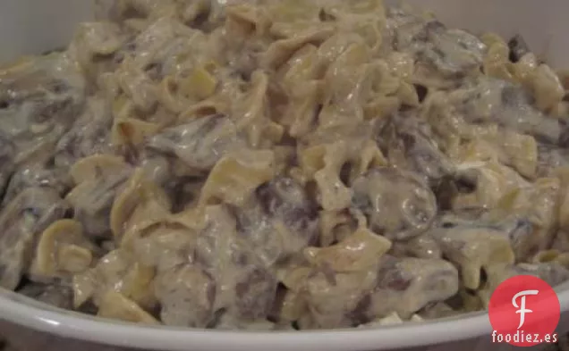 Stroganoff de Ternera Fácil de Un Plato