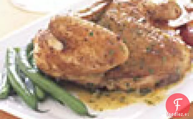Gallina de Caza de Hierbas Naranjas Asadas