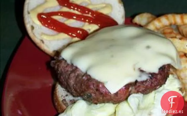 Hamburguesas de Jalapeño a la parrilla con Pepper Jack