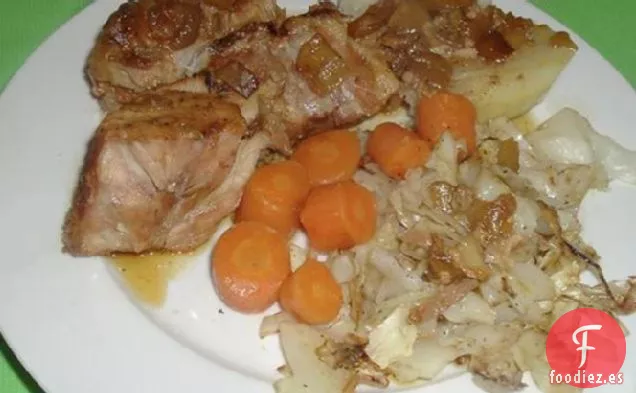 Costillas de Campo de Arce de Olla de Barro Fácil de Kim