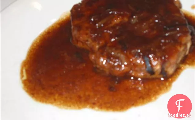 Chuletas de Cerdo en salsa de Cebolla