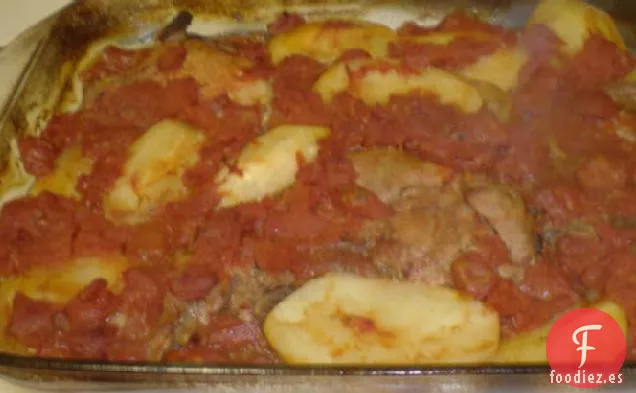 Cazuela de Chuleta de Cerdo de Mamá