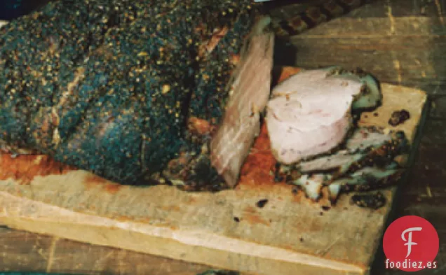 Cerdo Asado a la Pimienta con Salsa de Vermut