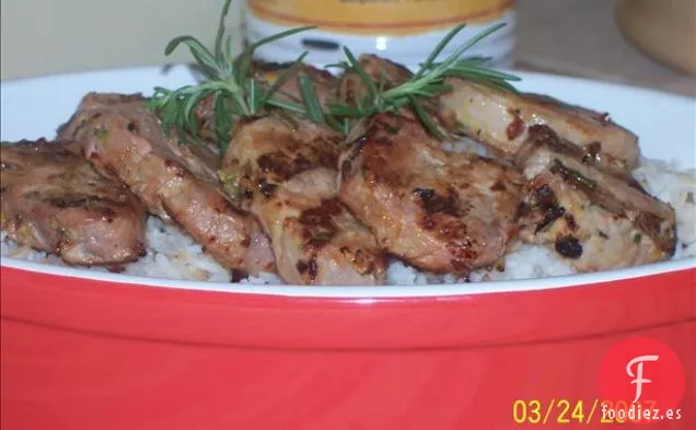 Solomillo de Cerdo A La Parrilla con Romero y Naranja