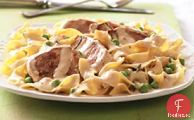 Medallones de Cerdo Alfredo